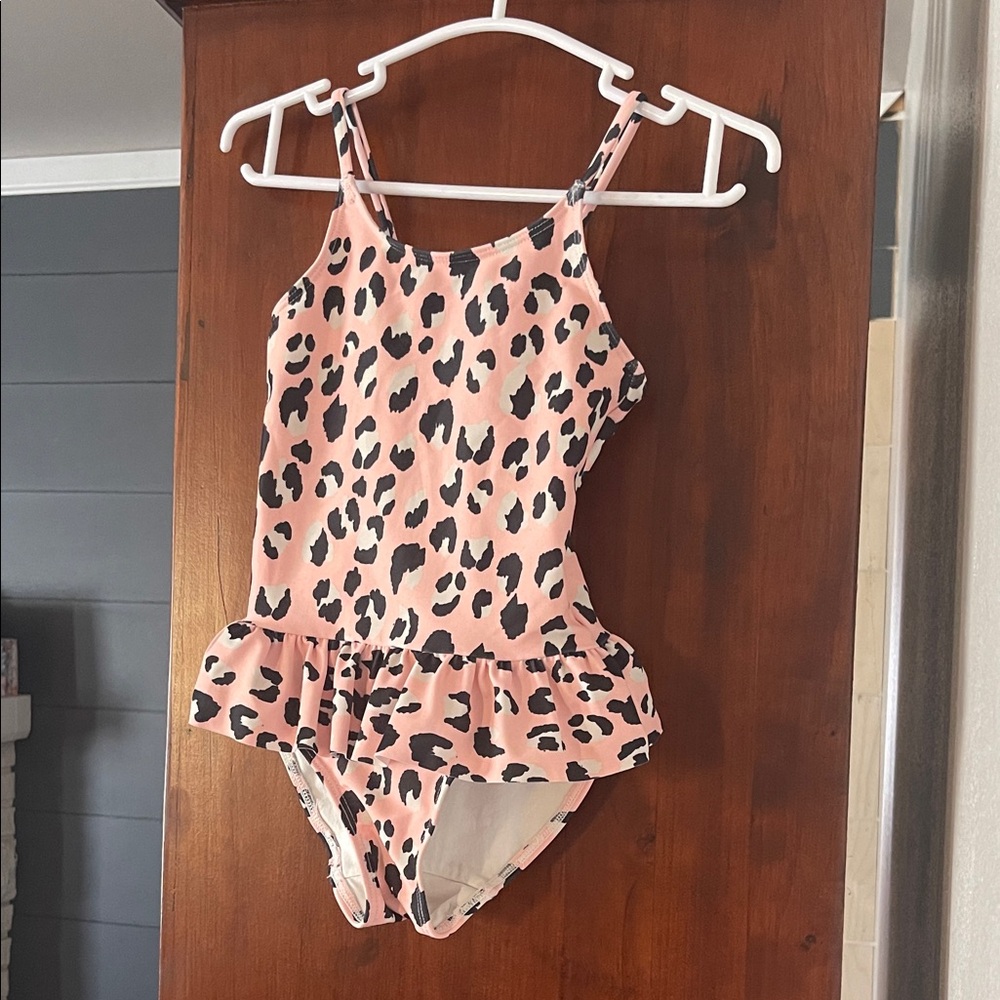 H&M Pink Leopard Kids Swim One Piece